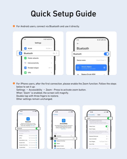 Aurora Tech™ Fun Shot Magnetic Phone Camera Grip & Magnetic Selfie Light Bundle Kit